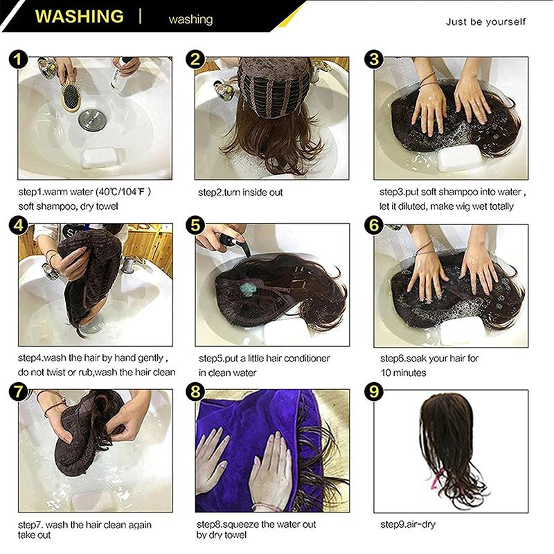 Short Afro Kinky Curly Wigs with Bangs for Women's - Image 17