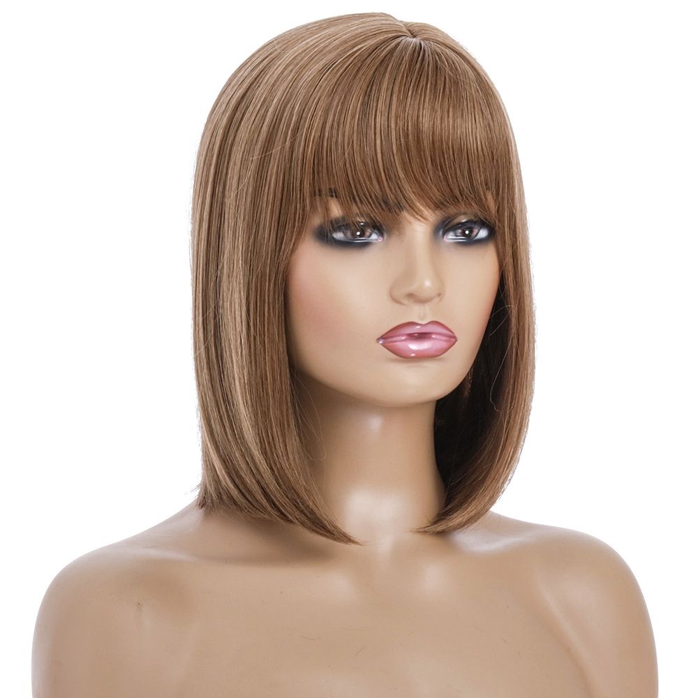 Chemical Fiber Headgear Short Wig for Women's