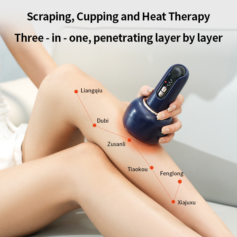 Electric charging, scraping, cupping, meridian brushing, negative pressure, cupping, suction, heating, tendon therapy, health massage, divine tool - Image 6