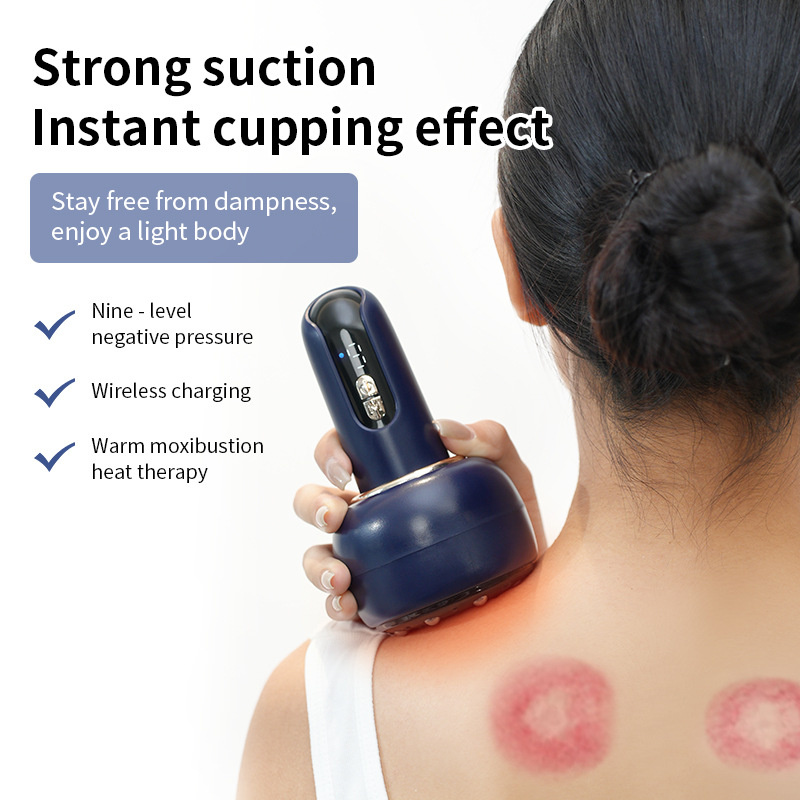 Electric charging, scraping, cupping, meridian brushing, negative pressure, cupping, suction, heating, tendon therapy, health massage, divine tool - Image 9