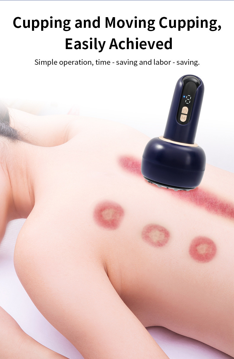 Electric charging, scraping, cupping, meridian brushing, negative pressure, cupping, suction, heating, tendon therapy, health massage, divine tool - Image 13