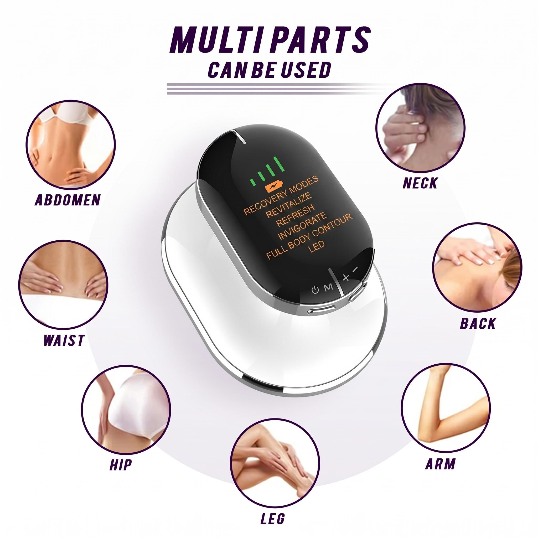 Premium Body Massager & Skin Glow Wand - Multi-Functional Personal Care Roller for Deep Tissue Relaxation, Thermal Soothing, and Targeted Everyday Muscle Comfort - Image 3
