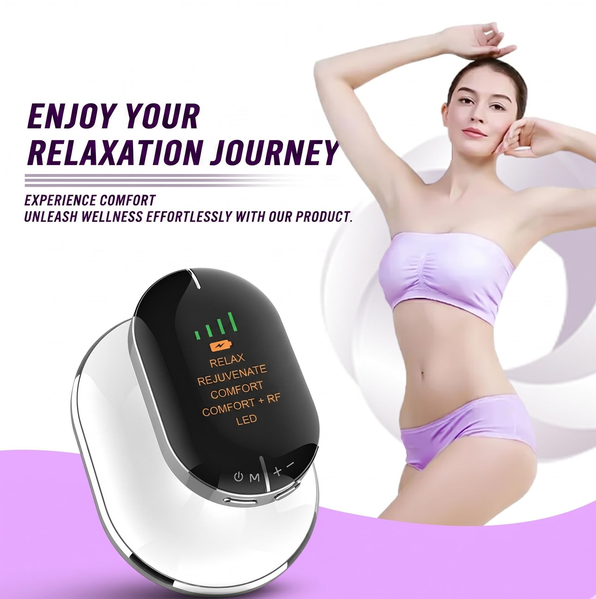 Premium Body Massager & Skin Glow Wand - Multi-Functional Personal Care Roller for Deep Tissue Relaxation, Thermal Soothing, and Targeted Everyday Muscle Comfort - Image 4