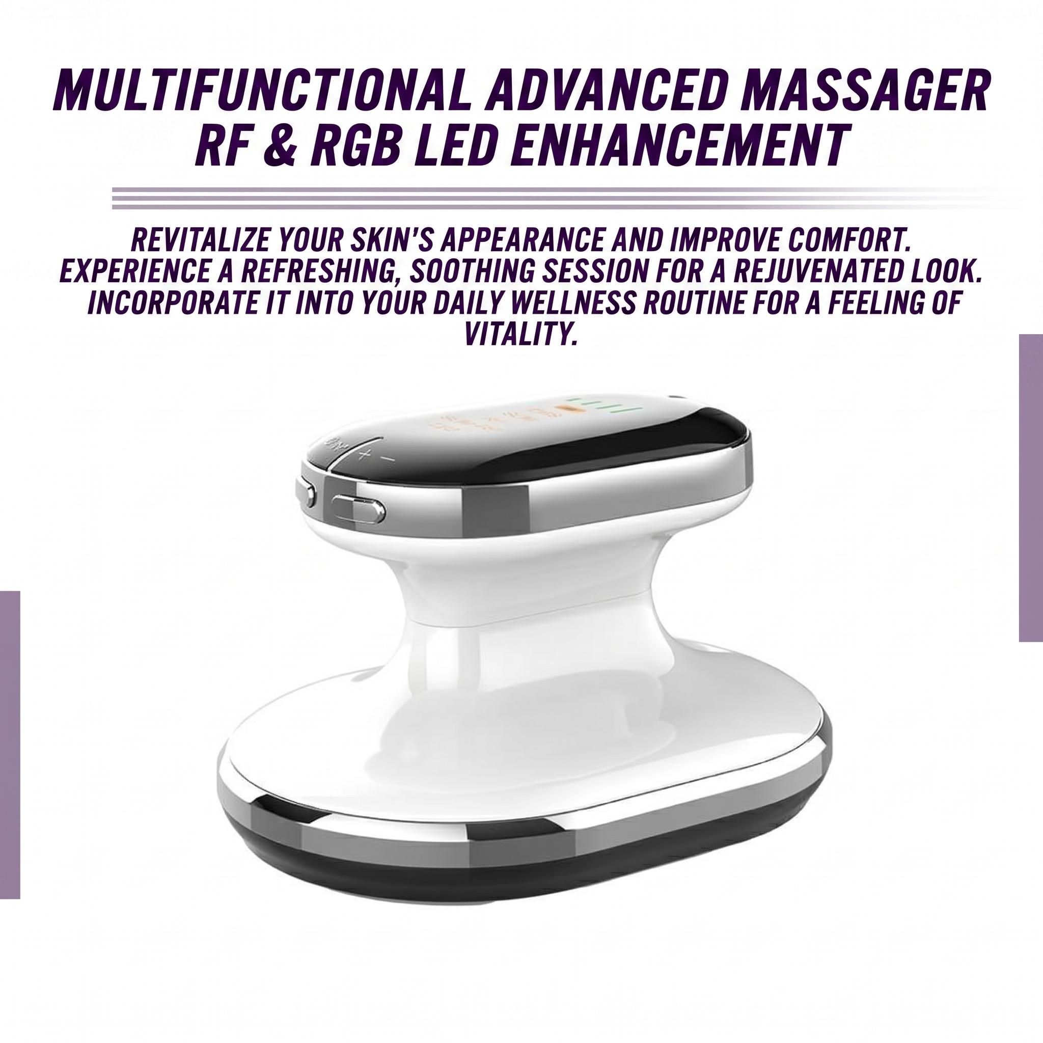 Premium Body Massager & Skin Glow Wand - Multi-Functional Personal Care Roller for Deep Tissue Relaxation, Thermal Soothing, and Targeted Everyday Muscle Comfort - Image 5