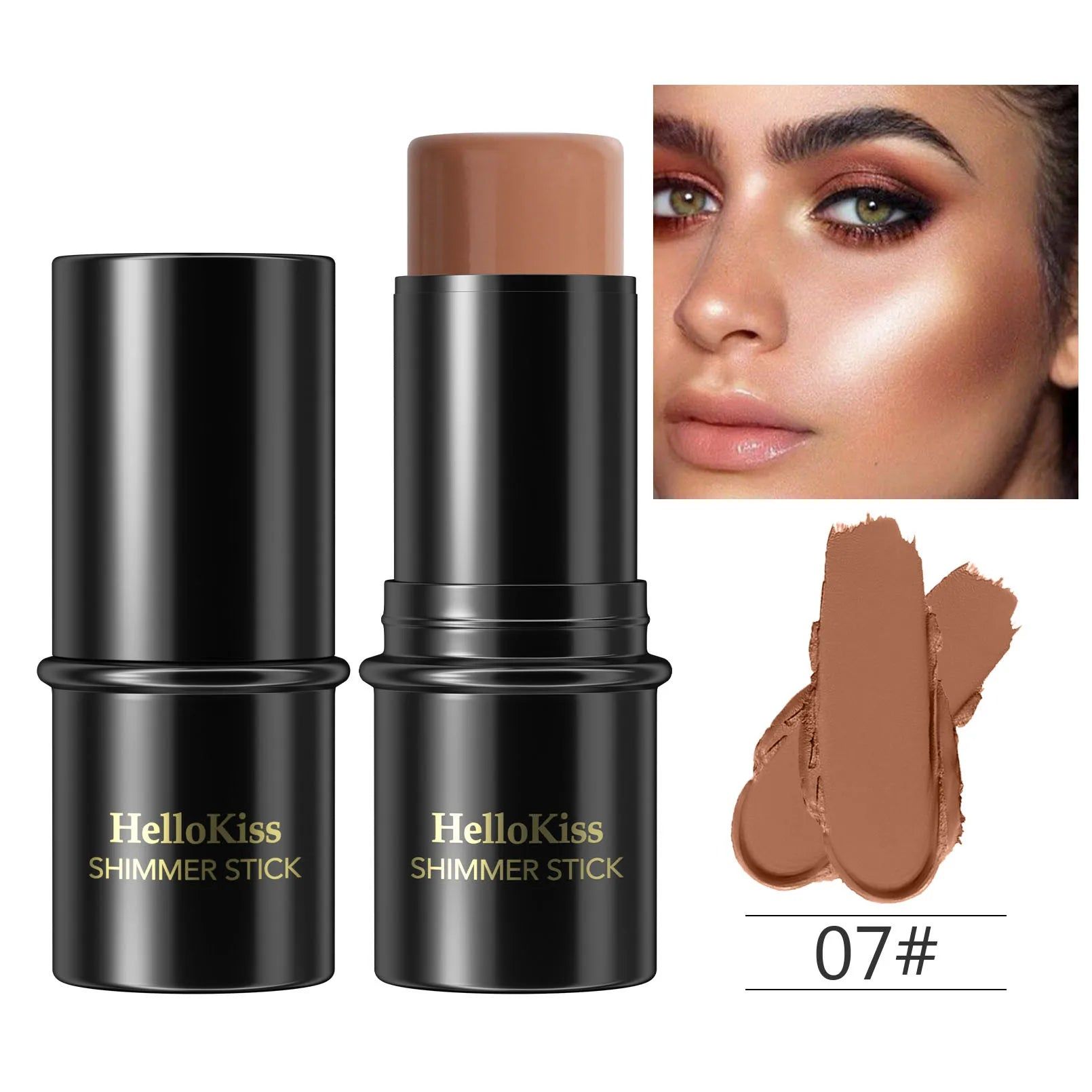 Highlighting&Bronzer Stick Face Brightening Blusher Rouge Concealer Pen Long Lasting Corrector Nose Shadow Contouring Cosmetics - Image 5