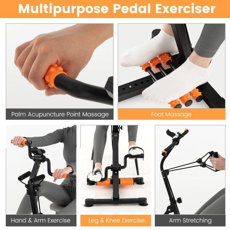 Foldable Exercise Bikes Pedal Exerciser for Seniors - Image 14