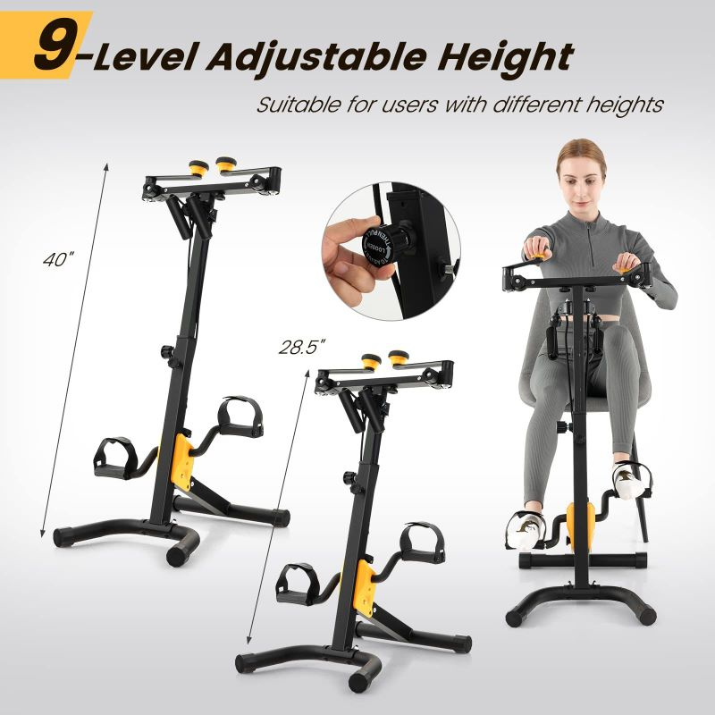 Foldable Exercise Bikes Pedal Exerciser for Seniors - Image 2