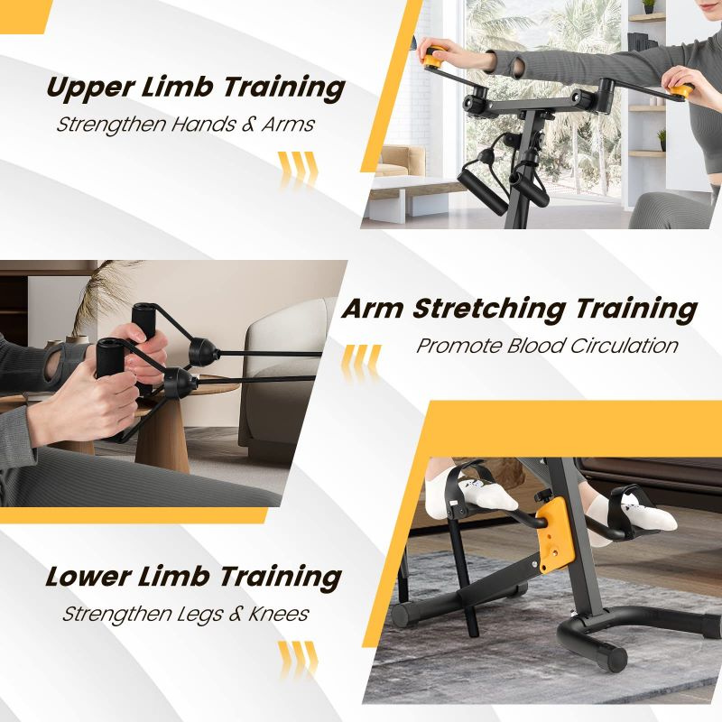 Foldable Exercise Bikes Pedal Exerciser for Seniors - Image 5