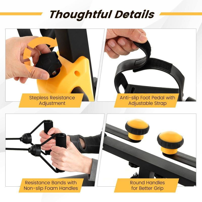 Foldable Exercise Bikes Pedal Exerciser for Seniors - Image 6