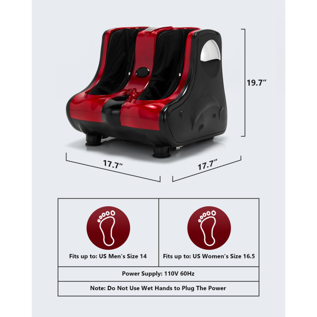 Shiatsu Kneading Rolling Vibration Heating Foot Massager - Image 3