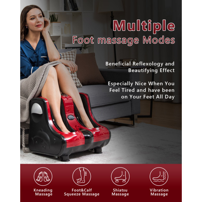 Shiatsu Kneading Rolling Vibration Heating Foot Massager - Image 8