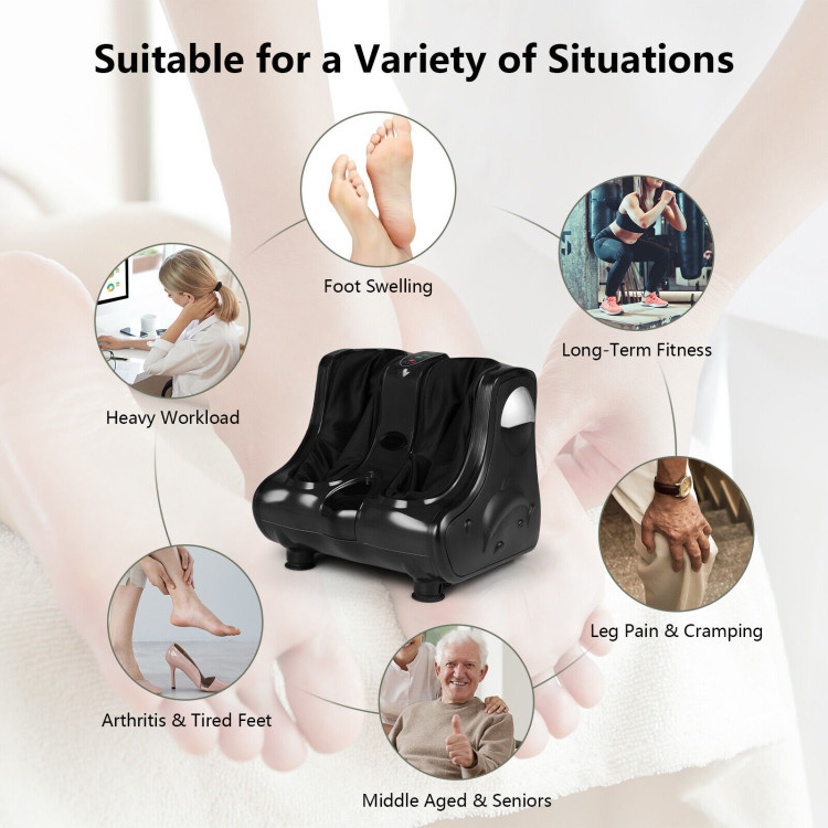 Shiatsu Kneading Rolling Vibration Heating Foot Massager - Image 17