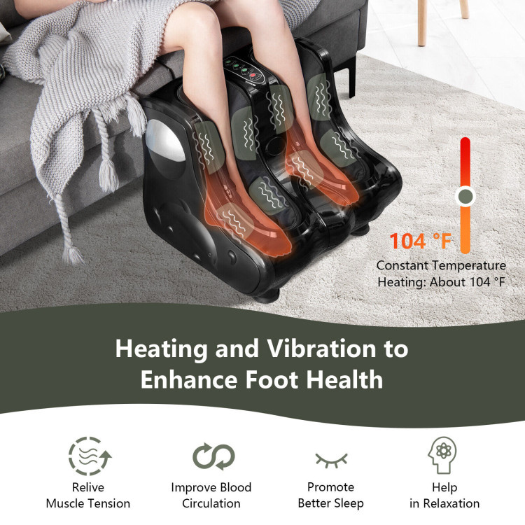 Shiatsu Kneading Rolling Vibration Heating Foot Massager - Image 19