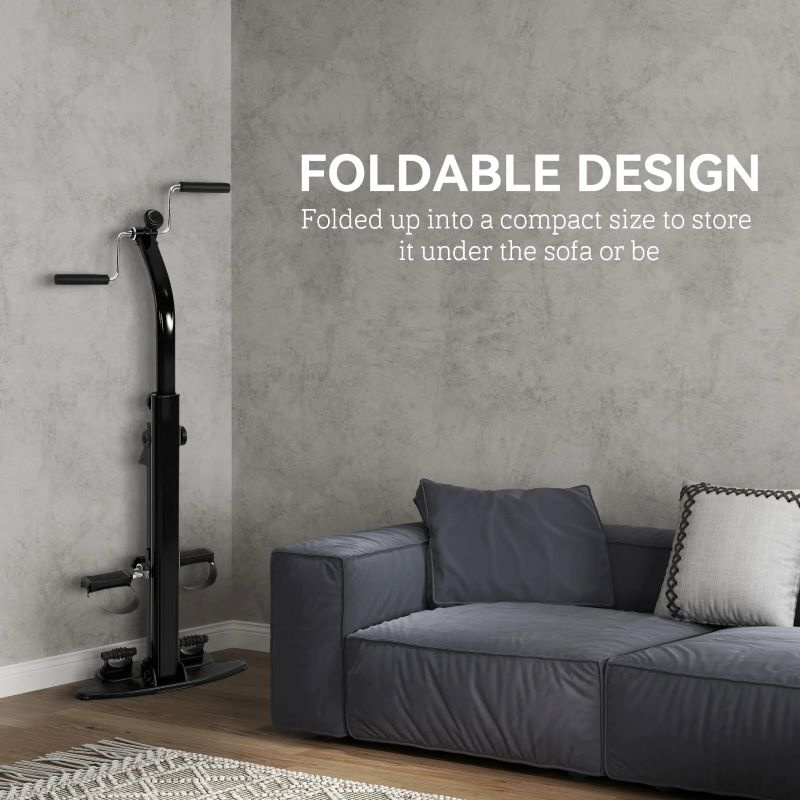 Foldable Leg Exercise Bike with LCD Monitor for Seniors Elderly(AMZ shipping) - Image 5