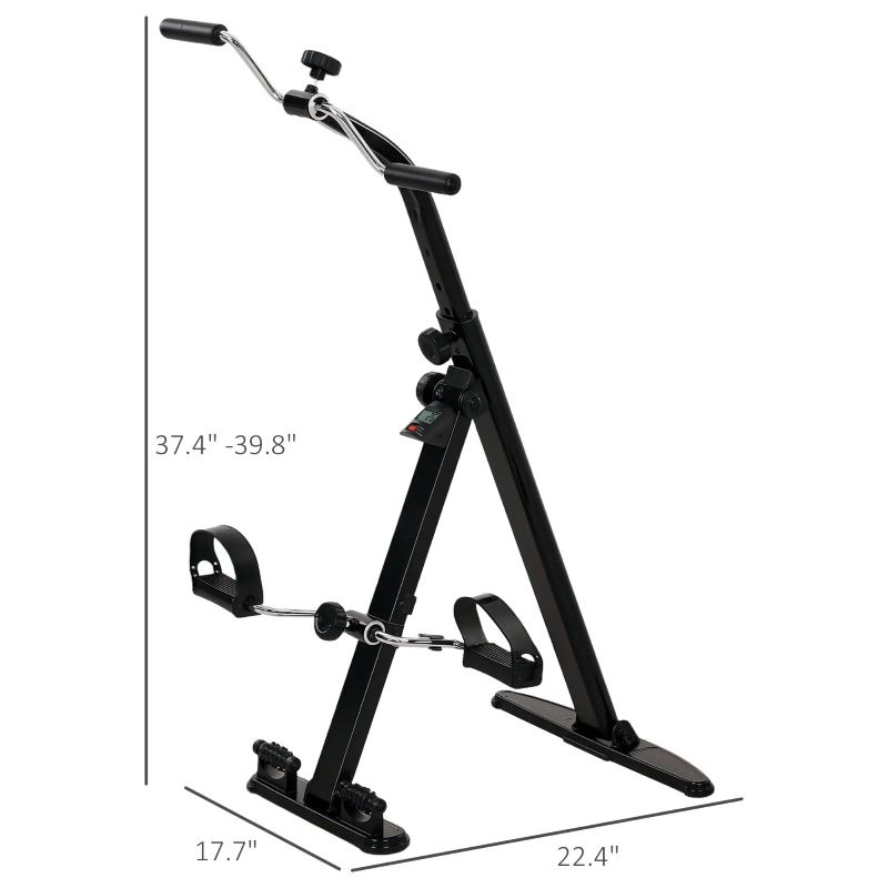 Foldable Leg Exercise Bike with LCD Monitor for Seniors Elderly(AMZ shipping) - Image 6