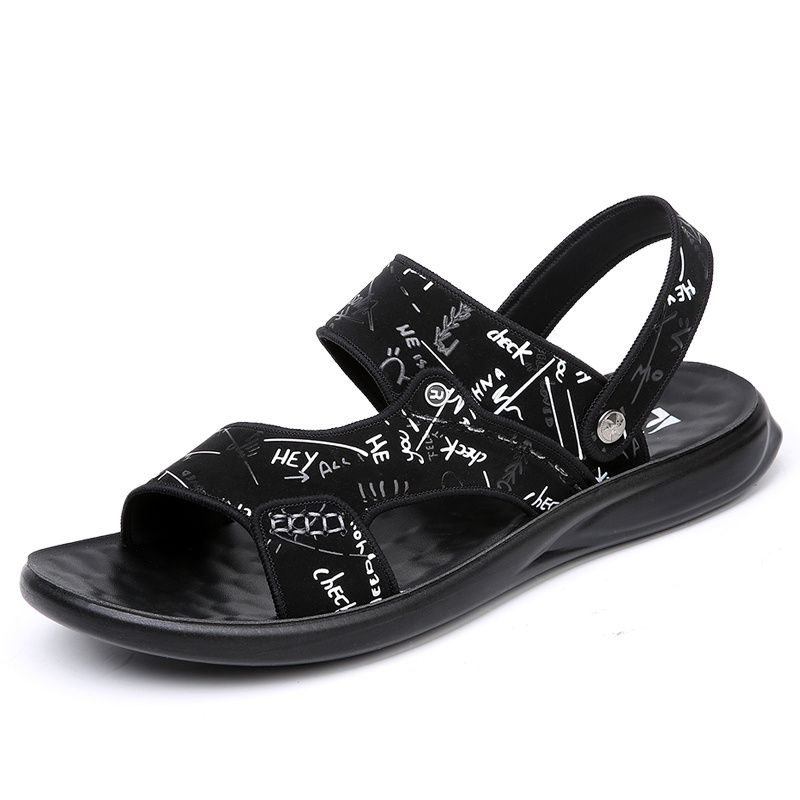 Men's sandals Summer new super soft massage slippers wear fashion casual large size dual-purpose men's beach shoes - Image 6