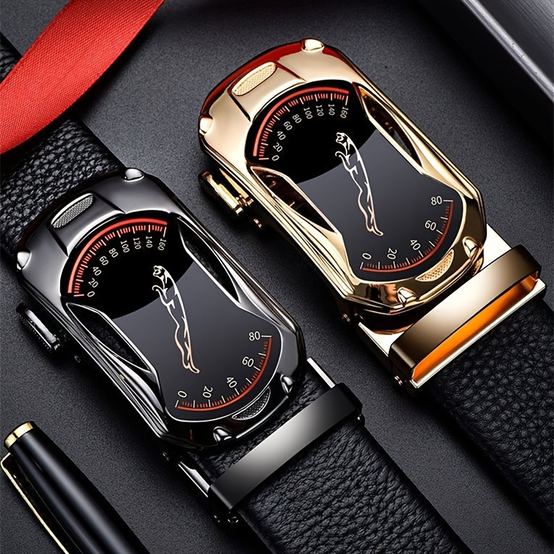 Fashion Casual Belt High-grade Men's Belts Joker Automatic Buckle Men's Business Belt - Image 2