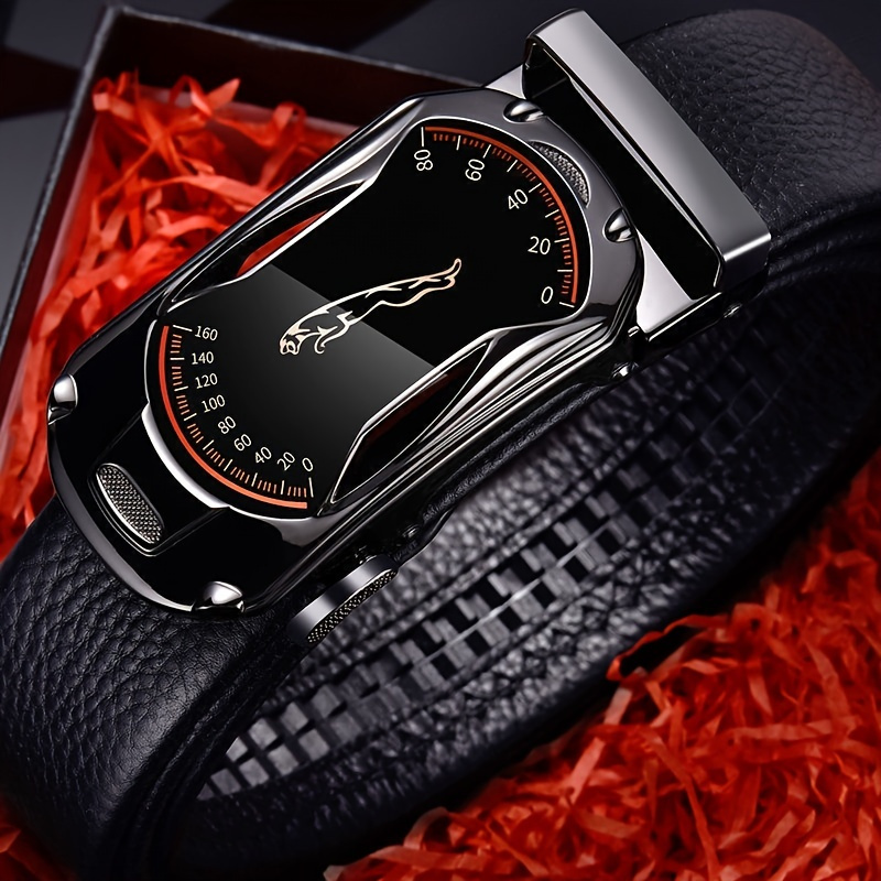 Fashion Casual Belt High-grade Men's Belts Joker Automatic Buckle Men's Business Belt - Image 5