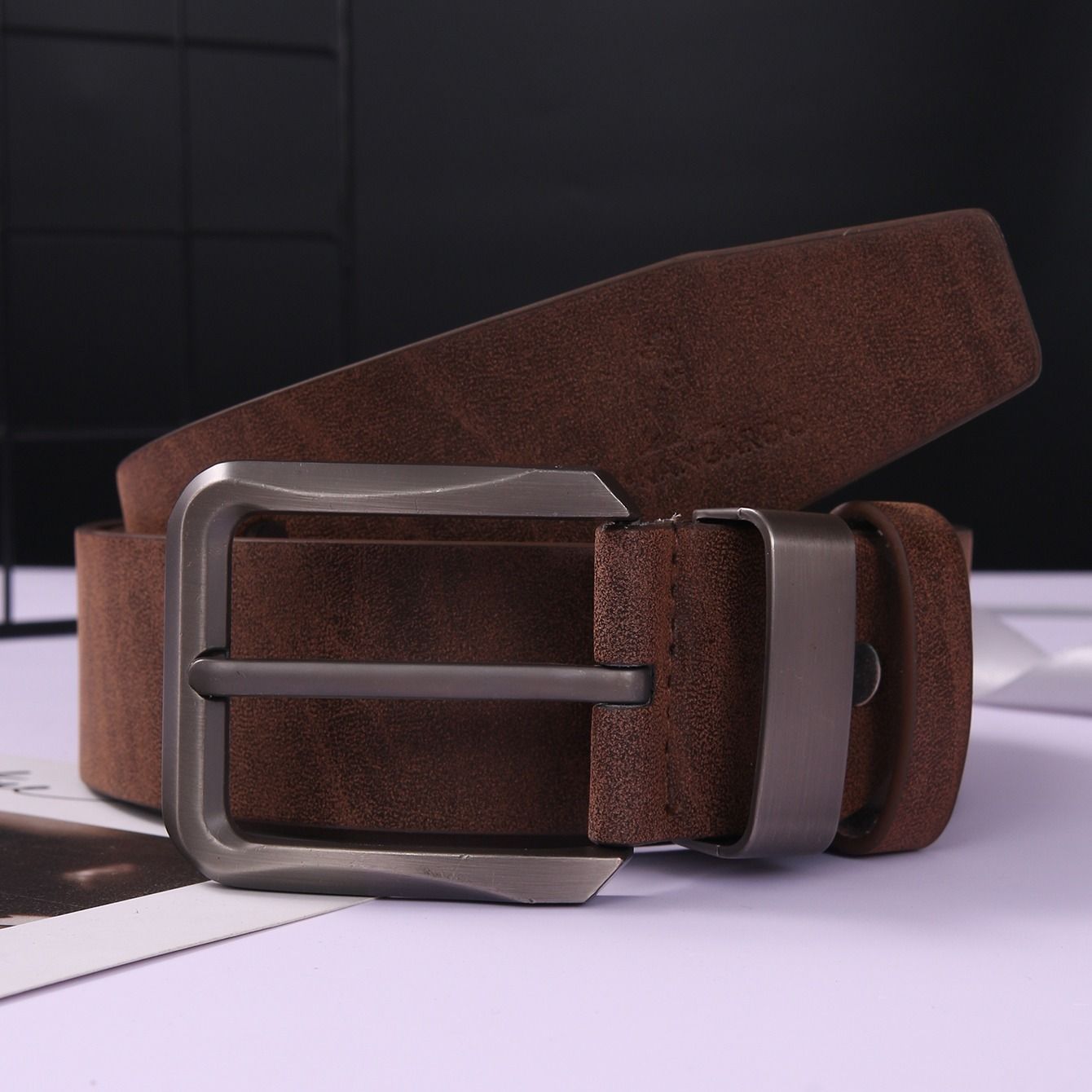 Men Fashion Plain Belt (With Hole Punch) - Image 9