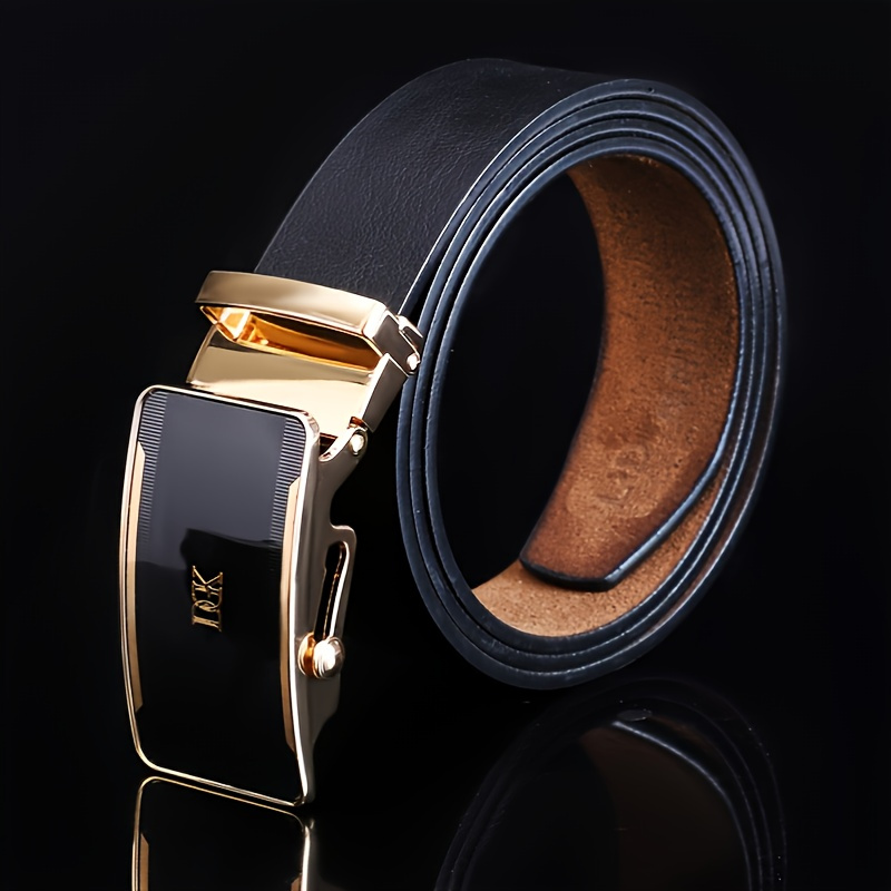 Men's PU Leather Casual Business Style Belt ; Trousers Jeans Accessories - Image 2