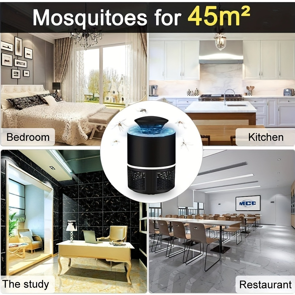 1pc Home Mosquito Killer Lamp; LED Insect Fly Zapper Bug Trap Catcher Night Light - Image 3