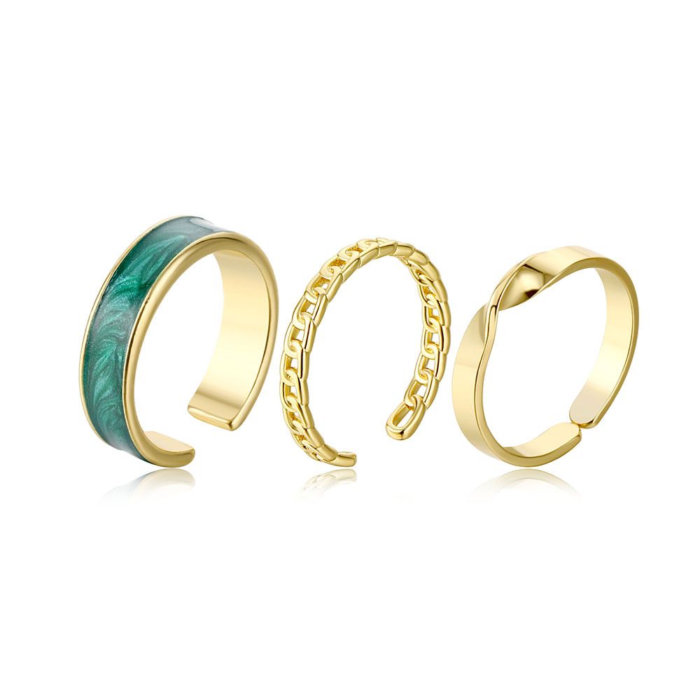 Fashion Multilayer Heart Knuckle Index Finger Ring Set - Image 22