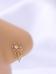 Nose Stud Flower European And America Piercing Ear Stud Nose Ring - Image 24