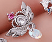 Nose Stud Flower European And America Piercing Ear Stud Nose Ring - Image 4