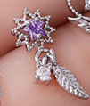 Nose Stud Flower European And America Piercing Ear Stud Nose Ring - Image 11