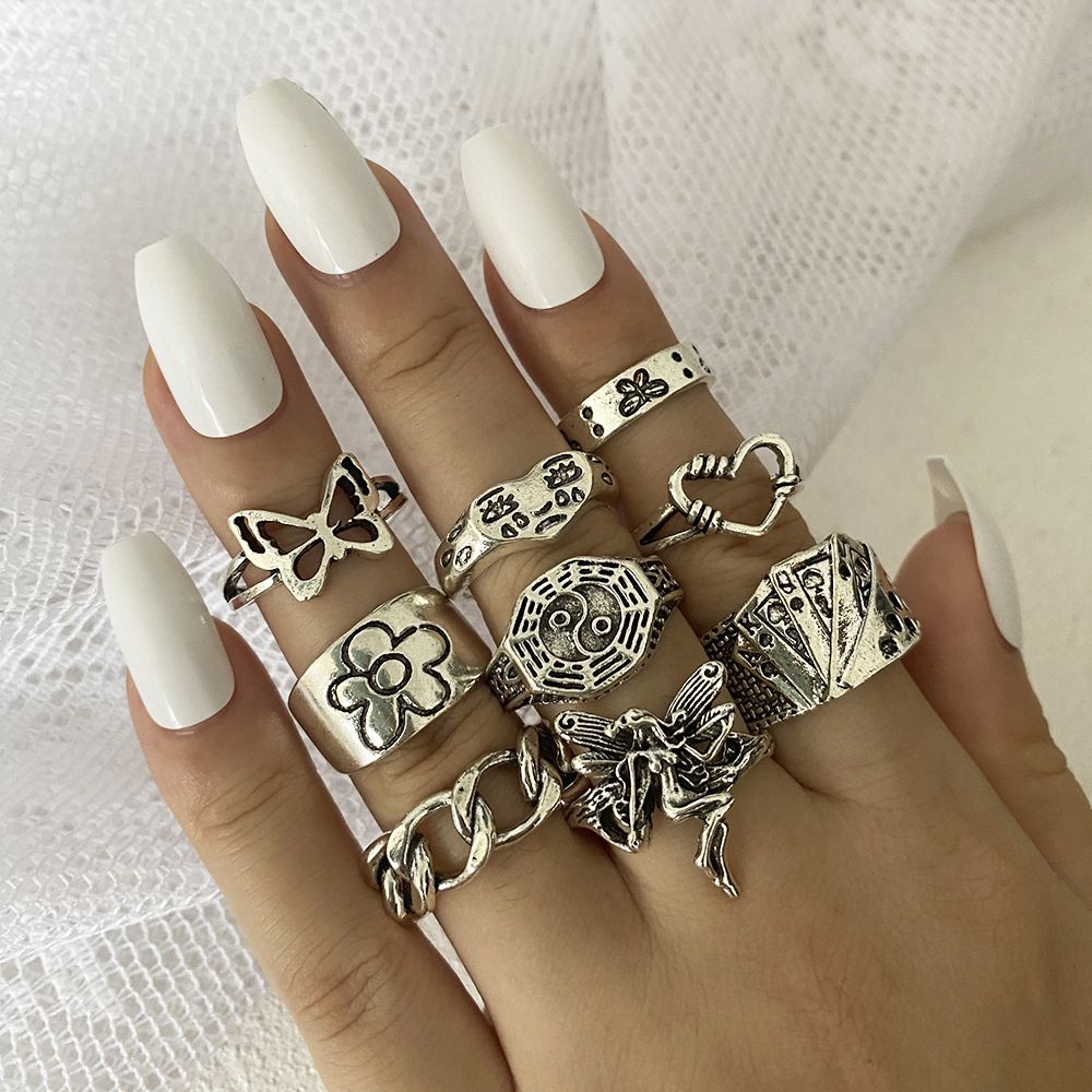 Tearful Eyes Love Ring Set Three Pieces - Image 9