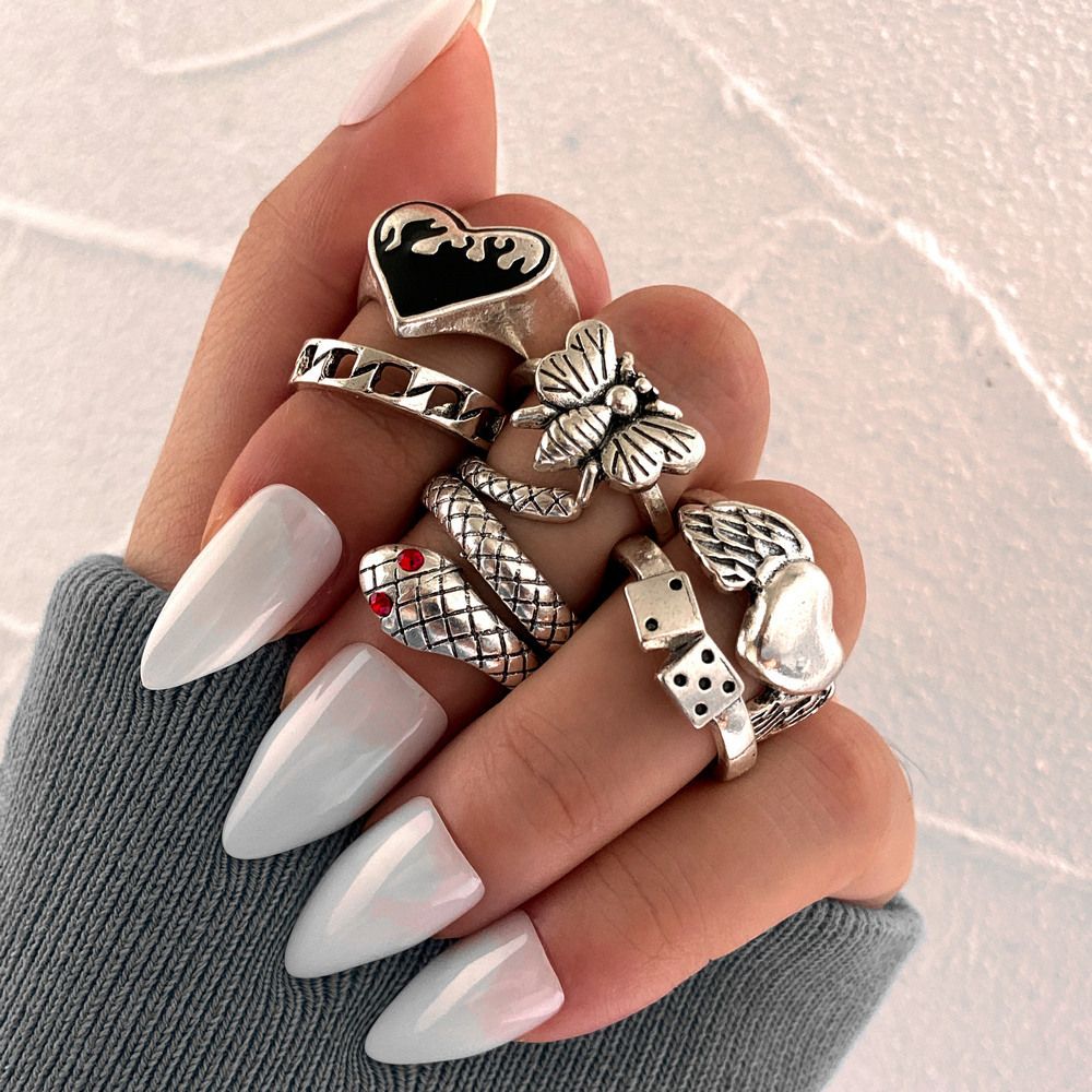 Tearful Eyes Love Ring Set Three Pieces - Image 5