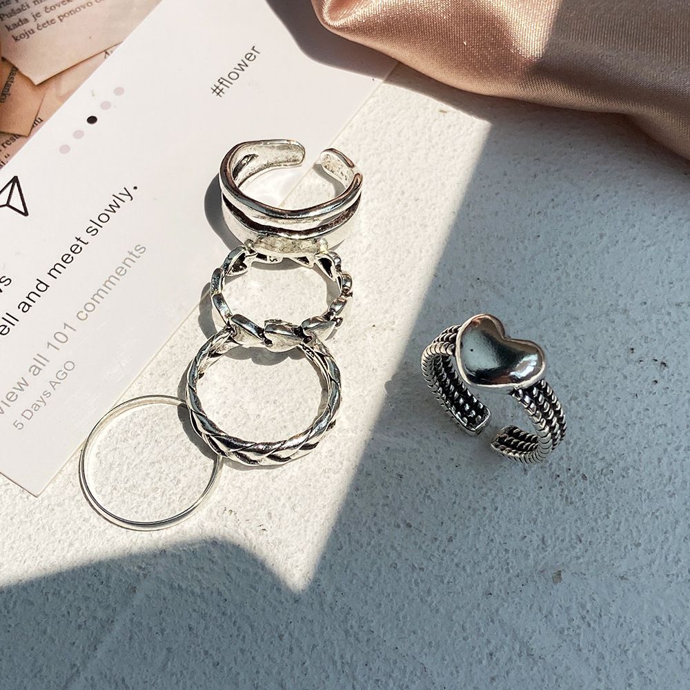 Tearful Eyes Love Ring Set Three Pieces - Image 4