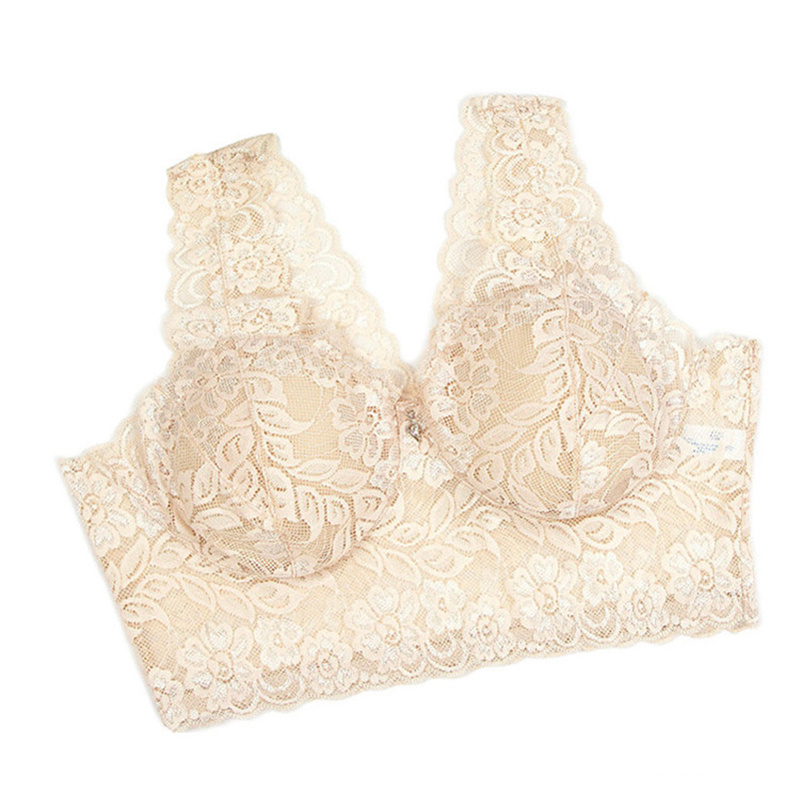 Lace Deep V Bra; Wireless Bralette for Women - Image 80