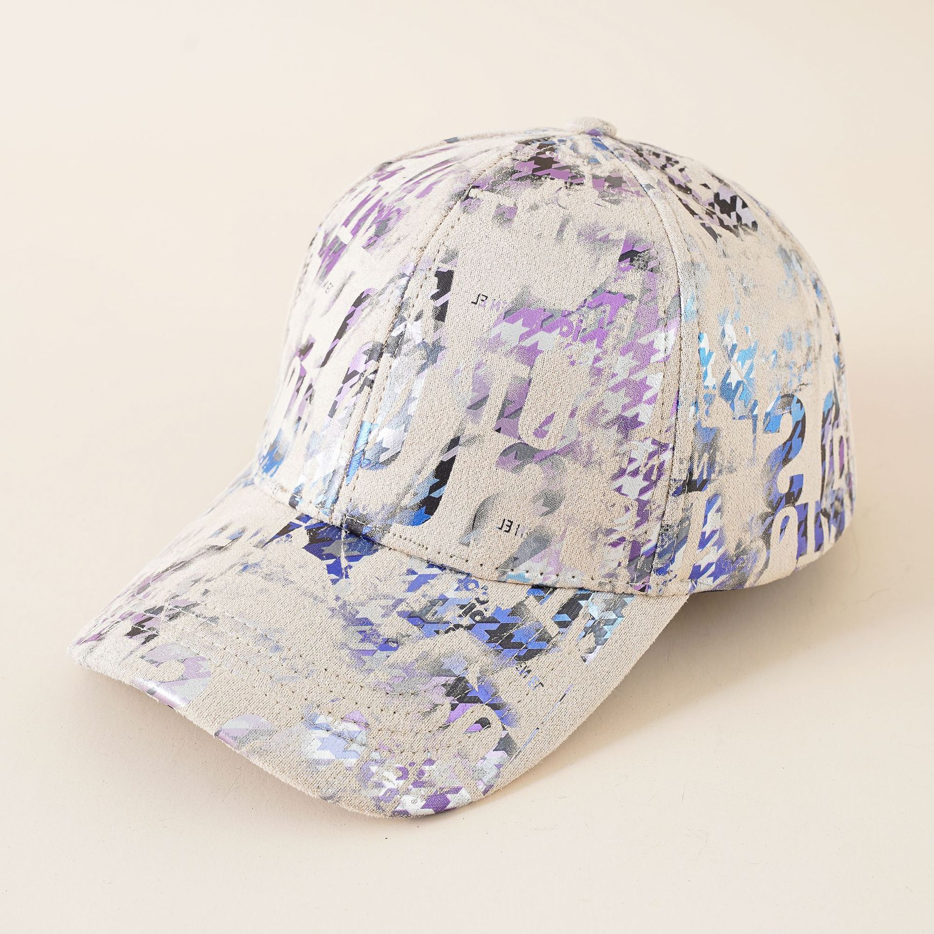 New sunshade anti-squatting cap baseball cap men's and women's Korean new hat women's random color printing baseball cap fashion trend - Image 2