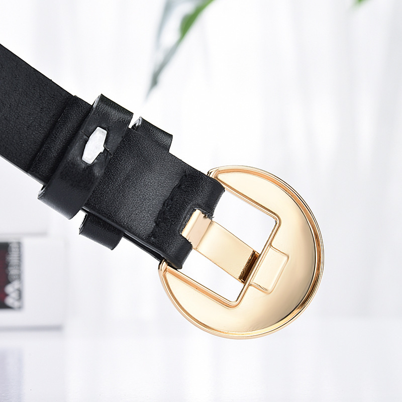 New Grunge Women Belt Adjustable Hole Grunge Punk Belts for Women Alloy Pin Buckle Leather Belt for Pants Dresses - Image 6