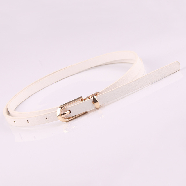 Women's Fashion Pu Leather Black Belt Decorative Suit Coat Ladies Belt Simple Knotted Belt Retro Outside - Image 7