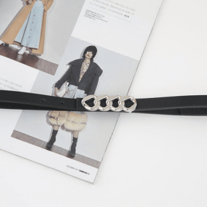 Gold Chain Belt Elastic Silver Metal Waist Belts for Women Ceinture Femme Stretch Cummerbunds Ladies Coat Ketting Riem Waistband