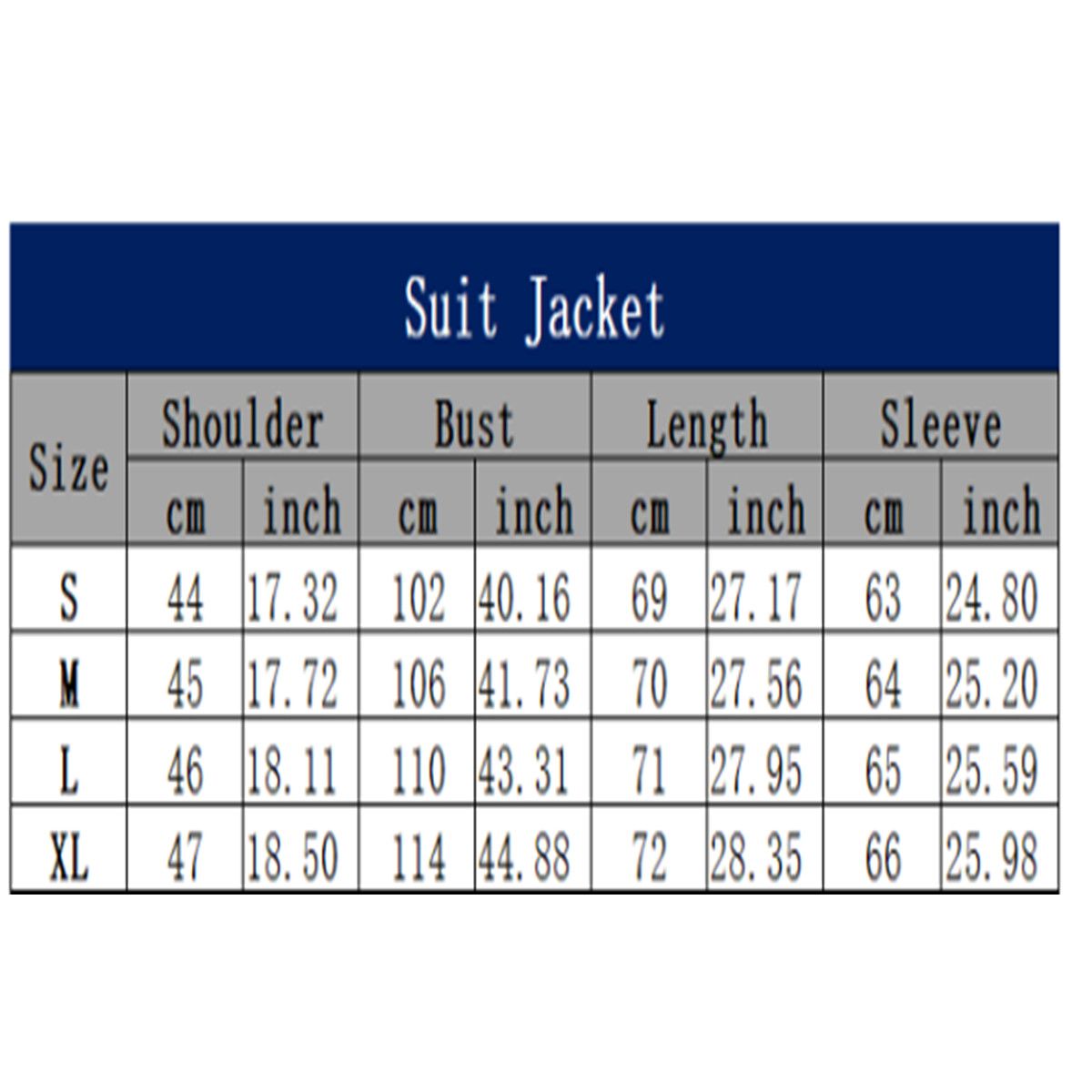 Men's Solid Color Suit Jackets Slim Fit Casual Jackets Suit Collar Single Row One Button Blazers - Image 12