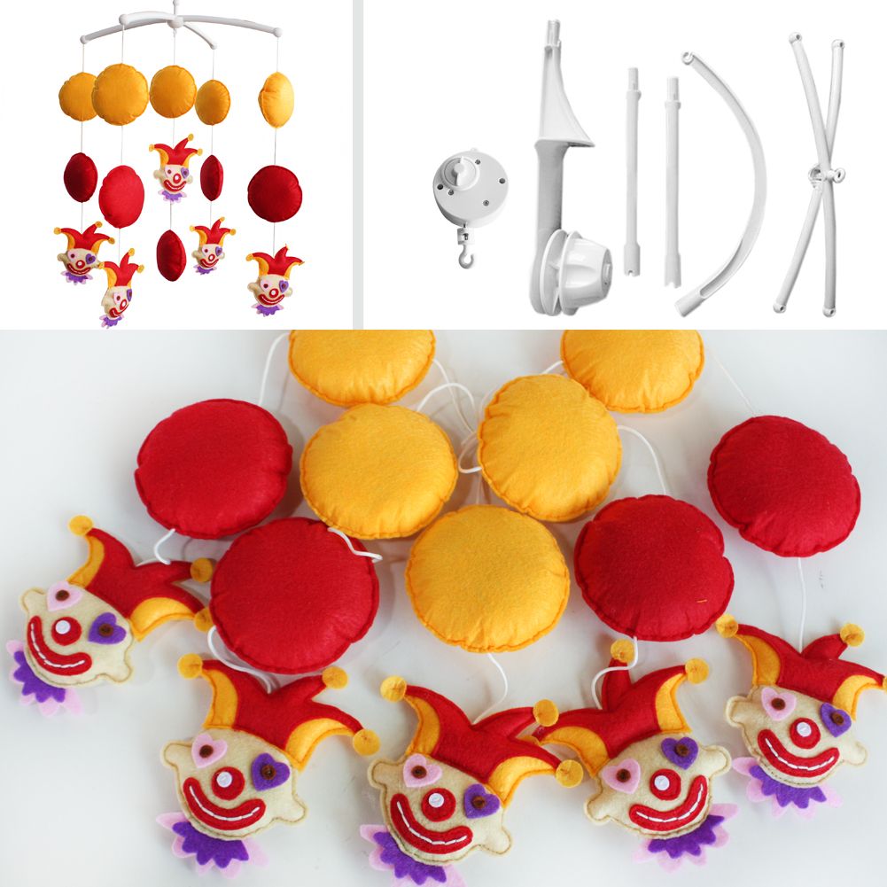 Cute & Colorful Newborn Baby Bed Bell [Clown] Creative Baby Gift - Image 2