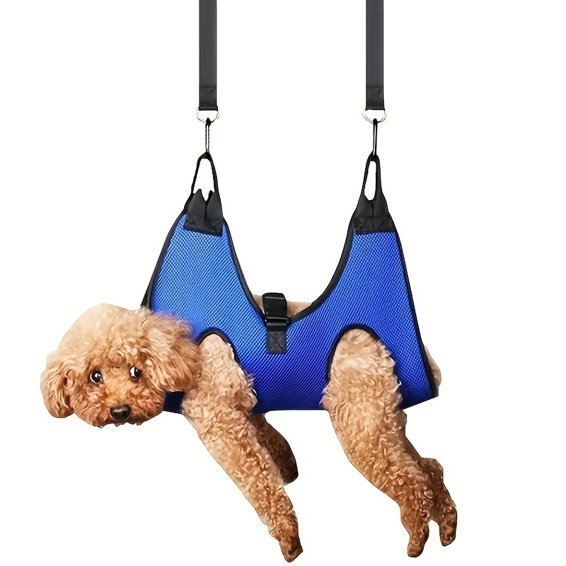 Pet Grooming Hammock Harness For Dogs & Cats, Sling For Grooming Hammock, Restraint Bag Bathing Trimming Nail Clipping - Image 15