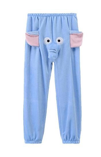 Funny Elephant Pants Womens Mens Lounge Pants Home Plush Couple Pajama Pants Gift For Boyfriend - Image 7