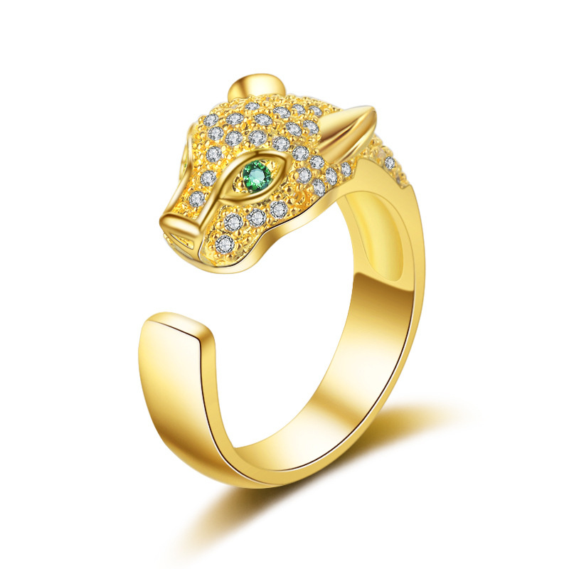 Animal Ring Adjustable Open Cute Lovely Fox with Stones Ring for Women - Image 4