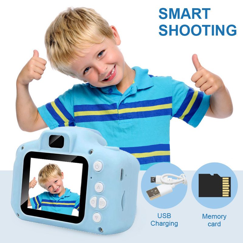 Children's Digital Camera Can Take Pictures And Read Cards Small Student Portable Toy Camera Girl Birthday Gift Christmas; Kids Digital Camera with 32G sdcard - Image 3