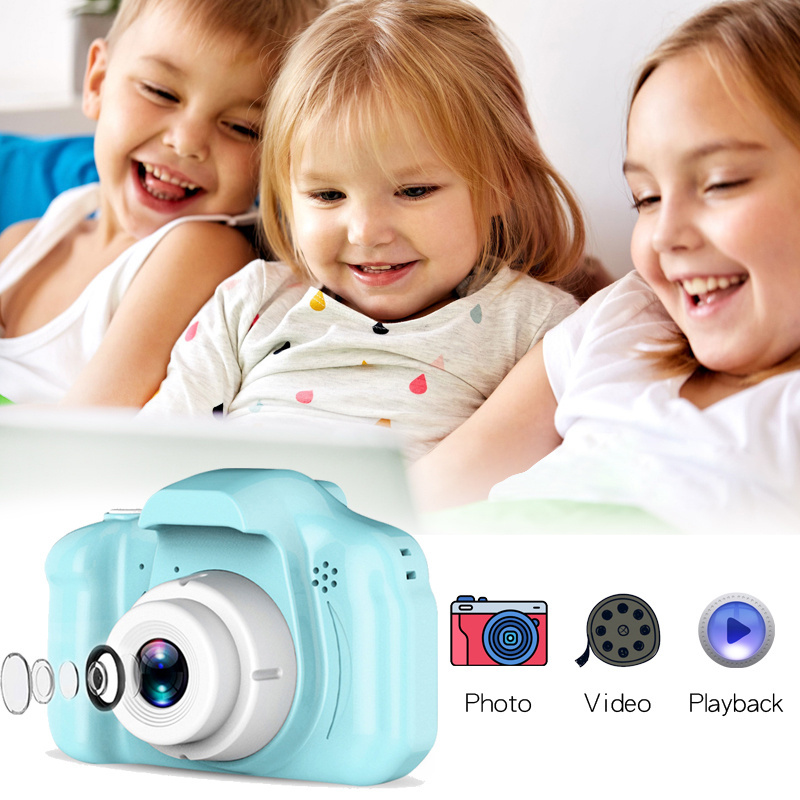 Children's Digital Camera Can Take Pictures And Read Cards Small Student Portable Toy Camera Girl Birthday Gift Christmas; Kids Digital Camera with 32G sdcard - Image 14