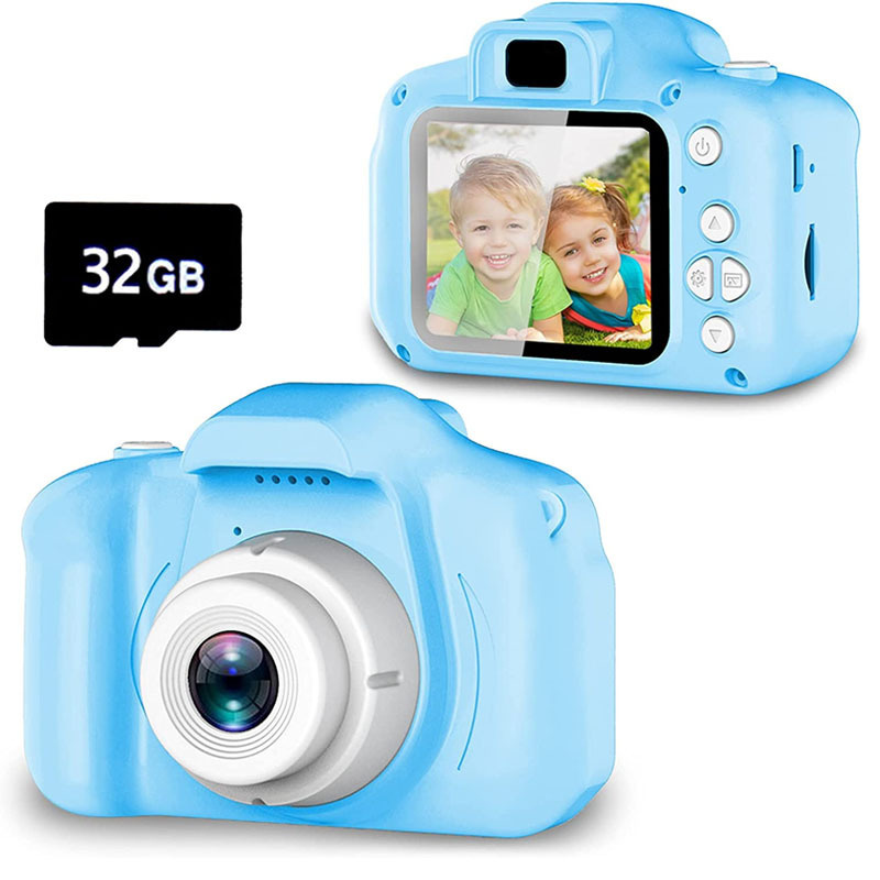 Children's Digital Camera Can Take Pictures And Read Cards Small Student Portable Toy Camera Girl Birthday Gift Christmas; Kids Digital Camera with 32G sdcard - Image 9