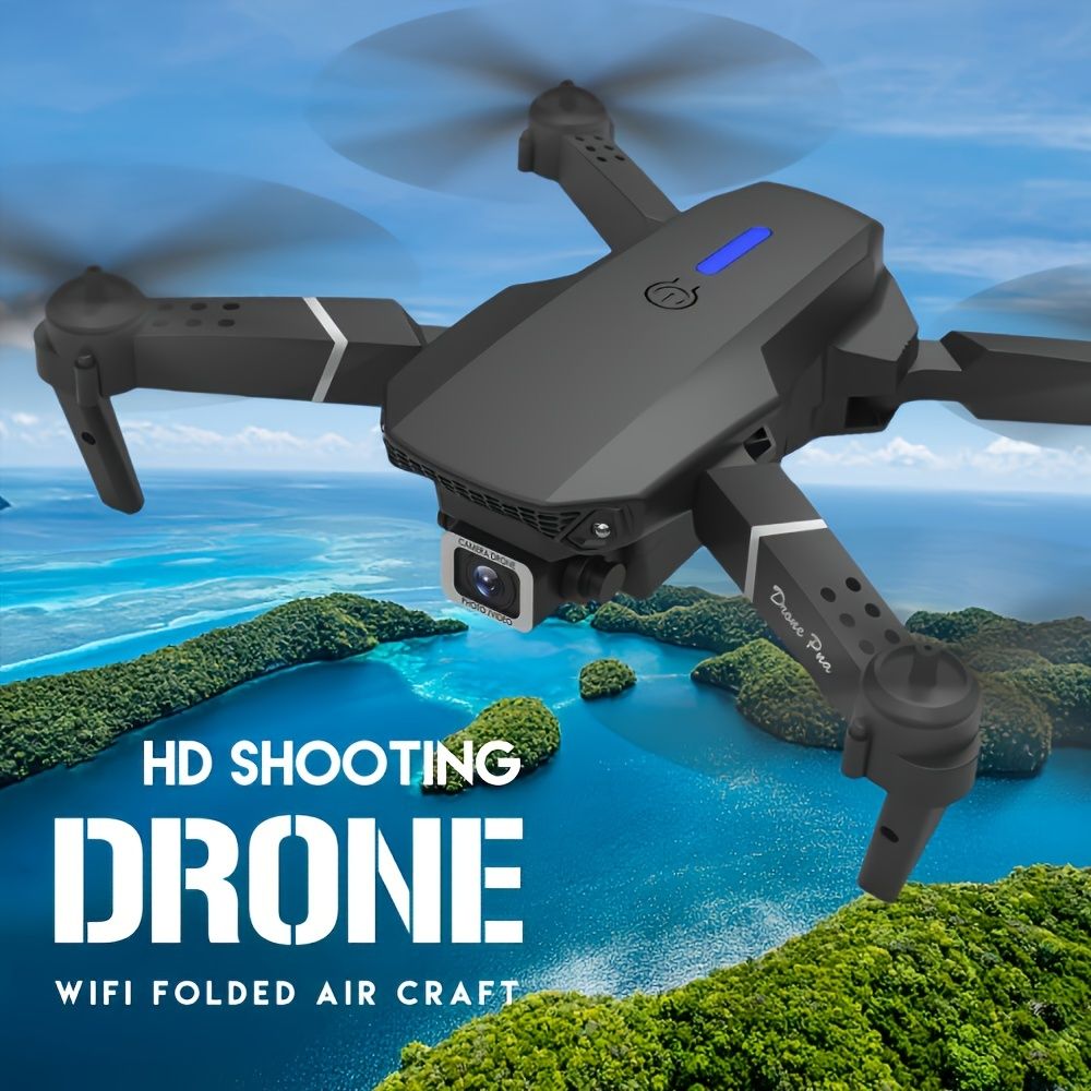 E88 RC Drone WIFI FPV Drone With HD Dual Camera Height Hold RC Foldable Quadcopter Helicopter Drone Gift Toys With 3 Battery - Image 11