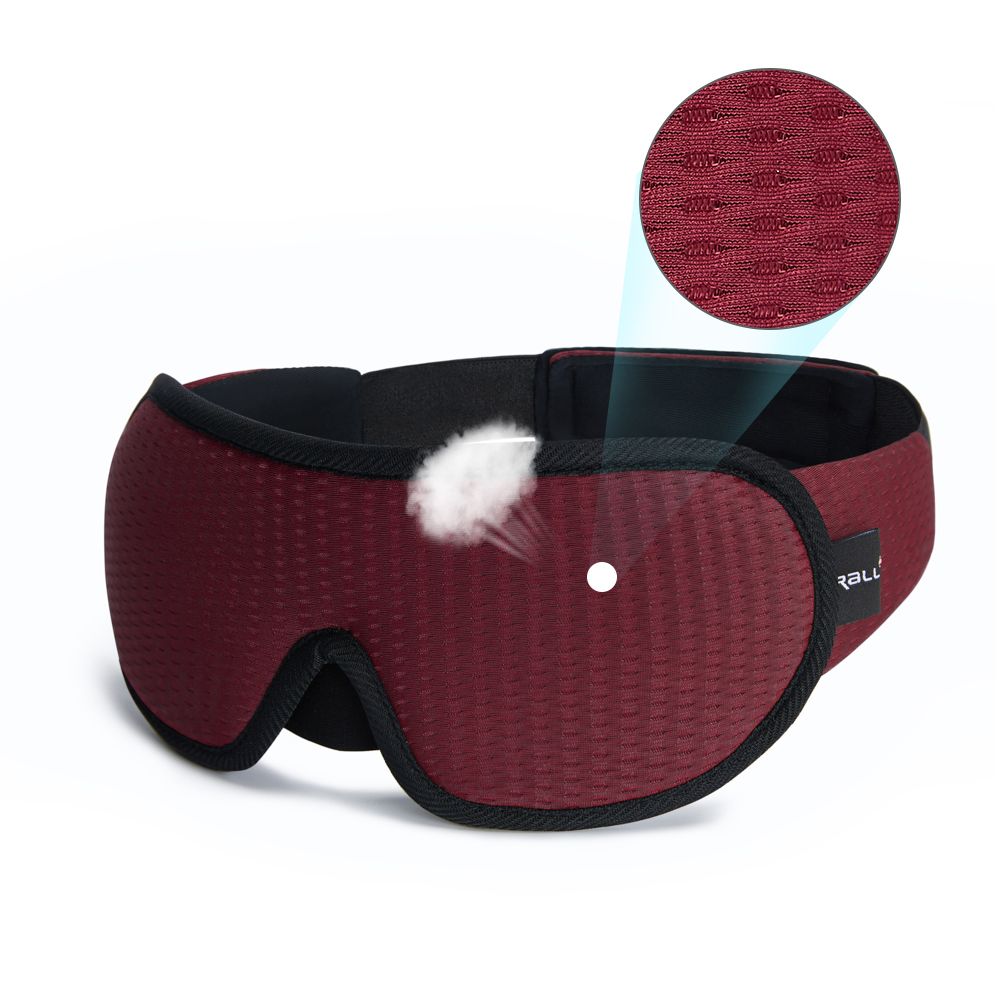 3D Sleeping Mask Block Out Light Soft Padded Sleep Mask For Eyes Slaapmasker Eye Shade Blindfold Sleeping Aid Face Mask Eyepatch - Image 2