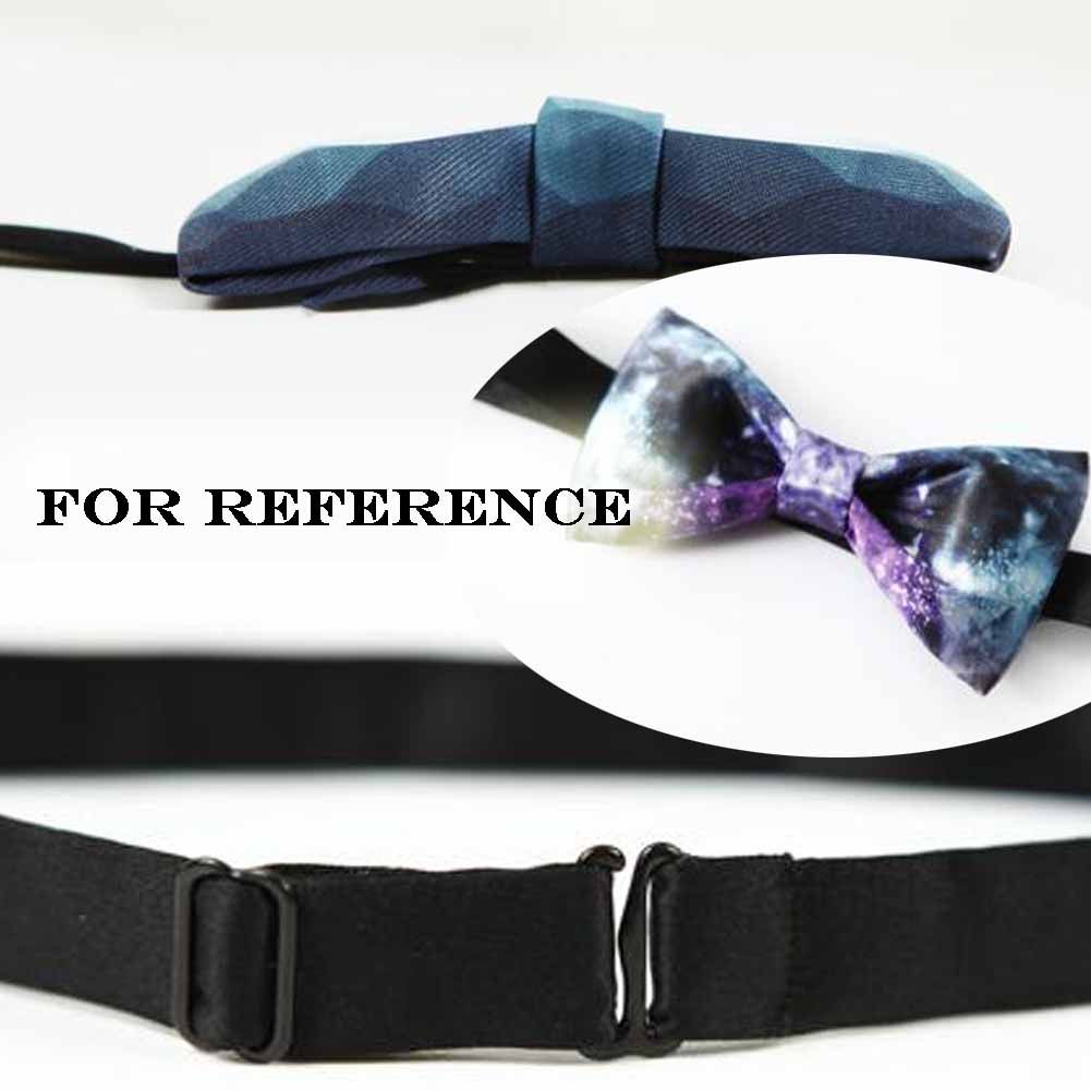 Men Bow Tie Polyester Neckties Chinese Style Red Crown Crane Wedding Bow Tie - Image 2
