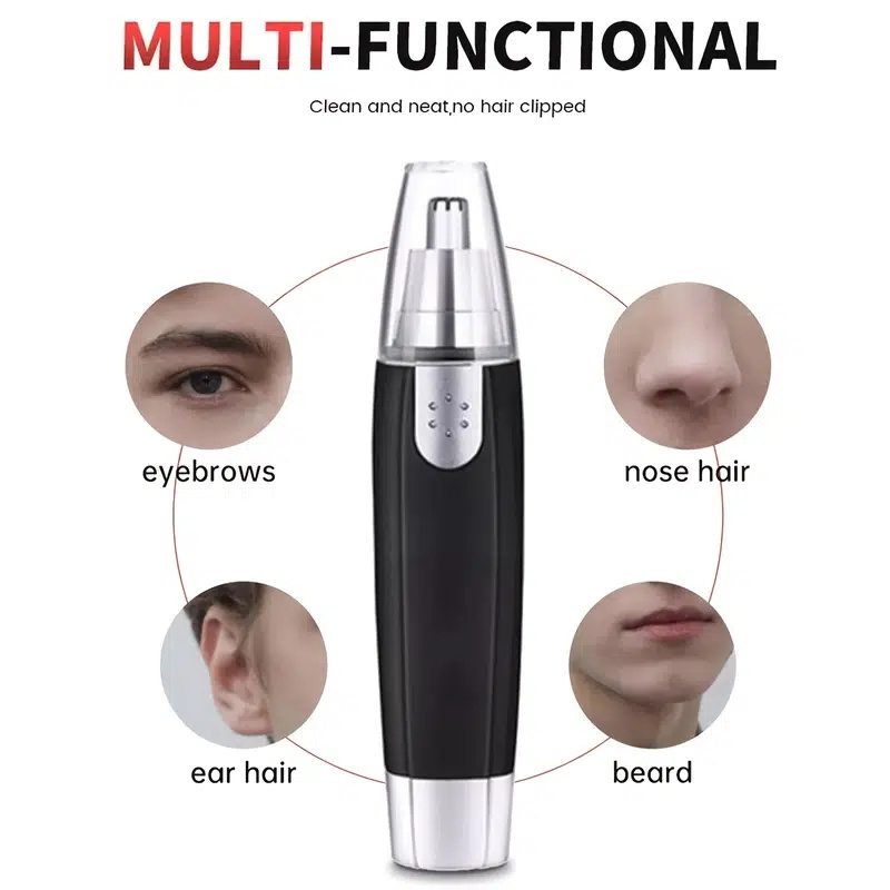 Nose And Ear Hair Trimmer Portable Electric Professional Painless Eyebrow & Facial Hair Trimmer For Men And Woman - Image 4