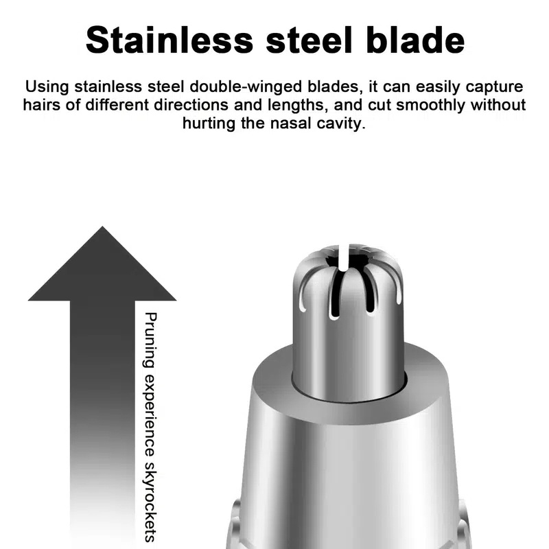 Nose And Ear Hair Trimmer Portable Electric Professional Painless Eyebrow & Facial Hair Trimmer For Men And Woman - Image 5